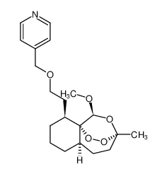 rel-4-((2-((1R,3S,5aS,9R,9aS)-1-methoxy-3-methyloctahydro-1H-3,9a-epidioxybenzo[c]oxepin-9-yl)ethoxy)methyl)pyridine CAS:397331-83-8 manufacturer & supplier