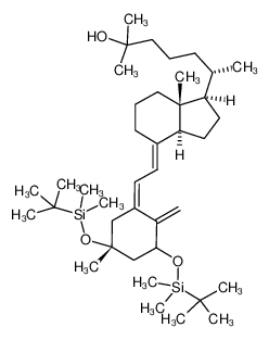 (6S)-6-((1R,3aS,7aR,E)-4-((Z)-2-((5R)-3,5-bis((tert-butyldimethylsilyl)oxy)-5-methyl-2-methylenecyclohexylidene)ethylidene)-7a-methyloctahydro-1H-inden-1-yl)-2-methylheptan-2-ol CAS:397333-63-0 manufacturer & supplier