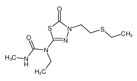 1-ethyl-1-[4-(2-ethylsulfanyl-ethyl)-5-oxo-4,5-dihydro-[1,3,4]thiadiazol-2-yl]-3-methyl-urea CAS:39754-49-9 manufacturer & supplier