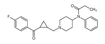 N-[1-[[2-(4-fluorobenzoyl)cyclopropyl]methyl]piperidin-4-yl]-N-phenylpropanamide CAS:39757-61-4 manufacturer & supplier