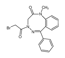 4-bromoacetyl-1-methyl-6-phenyl-3,4-dihydro-1H-benzo[f][1,2,5]triazocin-2-one CAS:39760-36-6 manufacturer & supplier