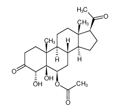 4α,5,6β-Trihydroxy-5α-pregnan-3,20-dion-6β-acetat CAS:39766-58-0 manufacturer & supplier