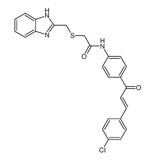 2-(1H-Benzoimidazol-2-ylmethylsulfanyl)-N-{4-[(E)-3-(4-chloro-phenyl)-acryloyl]-phenyl}-acetamide CAS:397869-24-8 manufacturer & supplier