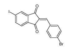 2-[1-(4-Bromo-phenyl)-meth-(E)-ylidene]-5-iodo-indan-1,3-dione CAS:39788-07-3 manufacturer & supplier