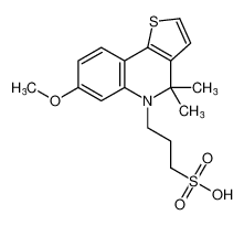 3-(7-methoxy-4,4-dimethylthieno[3,2-c]quinolin-5(4H)-yl)propane-1-sulfonic acid CAS:397882-73-4 manufacturer & supplier