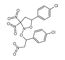 5-(4-chloro-phenyl)-2-[1-(4-chloro-phenyl)-2-nitro-ethoxy]-3,3-dinitro-isoxazolidine CAS:39791-82-7 manufacturer & supplier