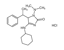 4-(cyclohexylamino)-1-(dimethylamino)-5-(1-phenylethyl)-1,5-dihydro-2H-imidazol-2-one hydrochloride CAS:39793-93-6 manufacturer & supplier