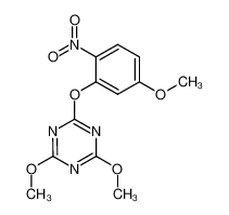 2,4-dimethoxy-6-(5-methoxy-2-nitro-phenoxy)-[1,3,5]triazine CAS:39799-51-4 manufacturer & supplier