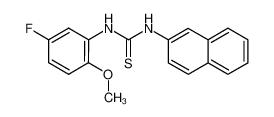 N-(5-fluoro-2-methoxy-phenyl)-N'-[2]naphthyl-thiourea CAS:398-67-4 manufacturer & supplier