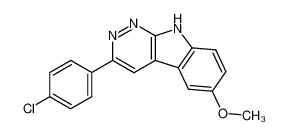 3-(4-chloro-phenyl)-6-methoxy-9H-pyridazino[3,4-b]indole CAS:3980-95-8 manufacturer & supplier