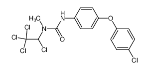 3-[4-(4-Chloro-phenoxy)-phenyl]-1-methyl-1-(1,2,2,2-tetrachloro-ethyl)-urea CAS:39804-67-6 manufacturer & supplier