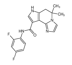 4,4-Dimethyl-5,6-dihydro-4H-1,3a,6-triaza-as-indacene-8-carboxylic acid (2,4-difluoro-phenyl)-amide CAS:398120-40-6 manufacturer & supplier