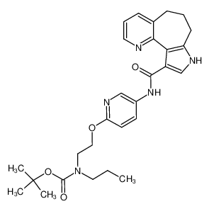 propyl-(2-{5-[(3,4,5,6-tetrahydro-3,10-diaza-benzo[e]azulene-1-carbonyl)-amino]-pyridin-2-yloxy}-ethyl)-carbamic acid tert-butyl ester CAS:398121-70-5 manufacturer & supplier