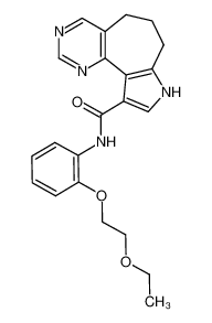 3,4,5,6-Tetrahydro-3,8,10-triaza-benzo[e]azulene-1-carboxylic acid [2-(2-ethoxy-ethoxy)-phenyl]-amide CAS:398123-41-6 manufacturer & supplier