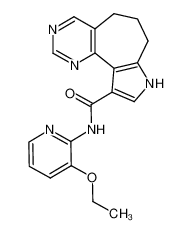 3,4,5,6-Tetrahydro-3,8,10-triaza-benzo[e]azulene-1-carboxylic acid (3-ethoxy-pyridin-2-yl)-amide CAS:398123-53-0 manufacturer & supplier