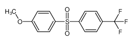 1-methoxy-4-((4-(trifluoromethyl)phenyl)sulfonyl)benzene CAS:398126-91-5 manufacturer & supplier