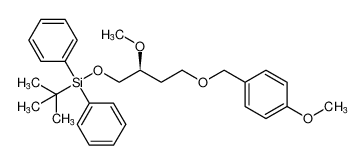 (S)-tert-butyl(2-methoxy-4-((4-methoxybenzyl)oxy)butoxy)diphenylsilane CAS:398127-56-5 manufacturer & supplier