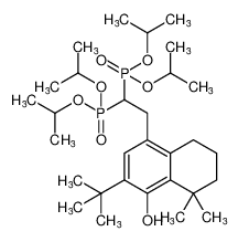 tetraisopropyl (2-(3-(tert-butyl)-4-hydroxy-5,5-dimethyl-5,6,7,8-tetrahydronaphthalen-1-yl)ethane-1,1-diyl)bis(phosphonate) CAS:398129-16-3 manufacturer & supplier