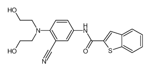 N-[4-(N,N-bis(2-hydroxyethyl)amino)-3-cyanophenyl]benzo[b]thiophene-2-carboxamide CAS:398137-00-3 manufacturer & supplier