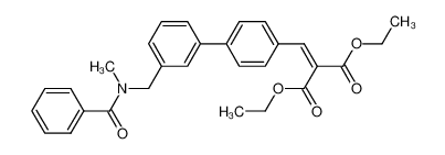 Diethyl 2-(3'-{[methyl-(1-phenylmethanoyl)-amino] methyl}biphenyl-4-ylmethylene)malonate CAS:398150-09-9 manufacturer & supplier