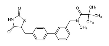 N-[4'-(2,4-dioxothiazolidin-5-ylmethyl)biphenyl-3-ylmethyl]-2,2,N-trimethylpropionamide CAS:398150-43-1 manufacturer & supplier