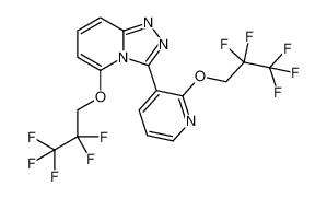 5-(2,2,3,3,3-pentafluoropropoxy)-3-(2-(2,2,3,3,3-pentafluoropropoxy)pyridin-3-yl)-[1,2,4]triazolo[4,3-a]pyridine CAS:398154-68-2 manufacturer & supplier