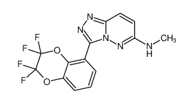 N-methyl-3-(2,2,3,3-tetrafluoro-2,3-dihydrobenzo[b][1,4]dioxin-5-yl)-[1,2,4]triazolo[4,3-b]pyridazin-6-amine CAS:398156-15-5 manufacturer & supplier