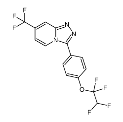 3-(4-(1,1,2,2-tetrafluoroethoxy)phenyl)-7-(trifluoromethyl)-[1,2,4]triazolo[4,3-a]pyridine CAS:398156-18-8 manufacturer & supplier