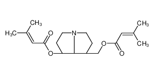 [(1S,7R,8R)-7-(3-methylbut-2-enoyloxy)-2,3,5,6,7,8-hexahydro-1H-pyrrolizin-1-yl]methyl 3-methylbut-2-enoate CAS:39818-40-1 manufacturer & supplier