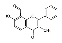 7‑hydroxy‑3‑methyl‑4‑oxo‑2‑phenyl‑4H‑chromene‑8‑carbaldehyde CAS:39818-46-7 manufacturer & supplier