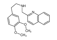 2-(3,4-dimethoxyphenyl)-N-(quinolin-2-ylmethyl)ethan-1-amine CAS:39819-26-6 manufacturer & supplier