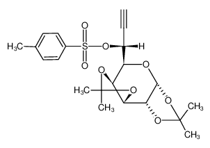 Toluene-4-sulfonic acid (R)-1-((3aR,5S,5aS,8aS,8bR)-2,2,7,7-tetramethyl-tetrahydro-bis[1,3]dioxolo[4,5-b;4',5'-d]pyran-5-yl)-prop-2-ynyl ester CAS:39824-34-5 manufacturer & supplier