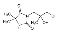 3-(3-chloro-2-hydroxy-2-methylpropyl)-5,5-dimethylimidazolidine-2,4-dione CAS:39825-97-3 manufacturer & supplier