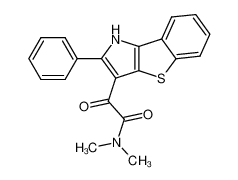 N,N-dimethyl-2-oxo-2-(2-phenyl-1H-benzo[4,5]thieno[3,2-b]pyrrol-3-yl)-acetamide CAS:39827-37-7 manufacturer & supplier