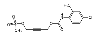 Methanesulfonic acid 4-(4-chloro-2-methyl-phenylcarbamoyloxy)-but-2-ynyl ester CAS:39829-32-8 manufacturer & supplier