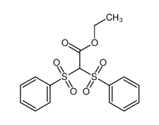 ethyl 2,2-bis(benzenesulfonyl)acetate CAS:39837-32-6 manufacturer & supplier