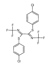 bis(4-chlorophenyl) N'1,N'2-bis(trifluoromethyl)ethanebis(imidothioate) CAS:39838-65-8 manufacturer & supplier