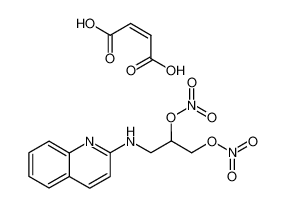 (2,3-Bis-nitrooxy-propyl)-quinolin-2-yl-amine; compound with (Z)-but-2-enedioic acid CAS:39843-95-3 manufacturer & supplier