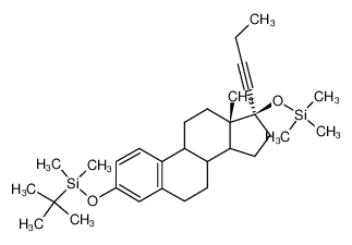 (13S,17S)-3-(tert-Butyl-dimethyl-silanyloxy)-17-but-1-ynyl-13-methyl-17-trimethylsilanyloxy-7,8,9,11,12,13,14,15,16,17-decahydro-6H-cyclopenta[a]phenanthrene CAS:39845-36-8 manufacturer & supplier