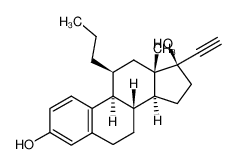 17-ethynyl-11β-propyl-1,3,5(10)-estratriene-3,17β-diol CAS:39845-48-2 manufacturer & supplier