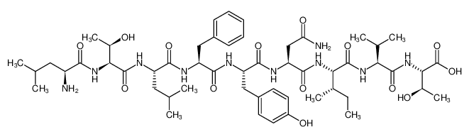 L-Threonine,L-leucyl-L-threonyl-L-leucyl-L-phenylalanyl-L-tyrosyl-L-asparaginyl-L-isoleucyl-L-valyl- CAS:398461-61-5 manufacturer & supplier