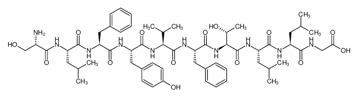 Glycine,L-seryl-L-leucyl-L-phenylalanyl-L-tyrosyl-L-valyl-L-phenylalanyl-L-threonyl-L-leucyl-L-leucyl- CAS:398467-64-6 manufacturer & supplier