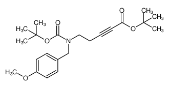 tert-butyl 5-((tert-butoxycarbonyl)(4-methoxybenzyl)amino)pent-2-ynoate CAS:398476-12-5 manufacturer & supplier