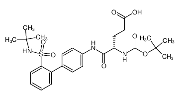 (S)-4-tert-Butoxycarbonylamino-4-(2'-tert-butylsulfamoyl-biphenyl-4-ylcarbamoyl)-butyric acid CAS:398476-82-9 manufacturer & supplier