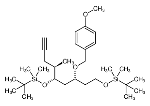 (5S,7R)-7-((4-methoxybenzyl)oxy)-2,2,3,3,11,11,12,12-octamethyl-5-((R)-pent-4-yn-2-yl)-4,10-dioxa-3,11-disilatridecane CAS:398477-87-7 manufacturer & supplier