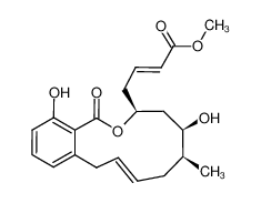 (12E)-(7S,9R,10S)-7-[3-(carbomethoxy)prop-2-enyl]-4,9-dihydroxy-10-methyl-7,8,9,10,11,14-hexahydro-6-oxa-benzocyclodecen-5-one CAS:398478-61-0 manufacturer & supplier