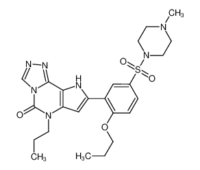 8-(5-((4-methylpiperazin-1-yl)sulfonyl)-2-propoxyphenyl)-6-propyl-6,9-dihydro-5H-pyrrolo[2,3-e][1,2,4]triazolo[4,3-c]pyrimidin-5-one CAS:398478-85-8 manufacturer & supplier