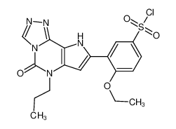 4-ethoxy-3-(5-oxo-6-propyl-6,9-dihydro-5H-pyrrolo[2,3-e][1,2,4]triazolo[4,3-c]pyrimidin-8-yl)benzenesulfonyl chloride CAS:398479-74-8 manufacturer & supplier