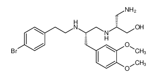 (R)-3-amino-2-(((S)-2-((4-bromophenethyl)amino)-3-(3,4-dimethoxyphenyl)propyl)amino)propan-1-ol CAS:398483-50-6 manufacturer & supplier