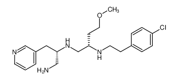 (S)-N1-((S)-1-amino-3-(pyridin-3-yl)propan-2-yl)-N2-(4-chlorophenethyl)-4-methoxybutane-1,2-diamine CAS:398484-56-5 manufacturer & supplier